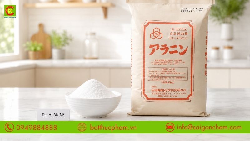 Điểm nổi bật của DL-Alanine Nhật Bản trong thực phẩm