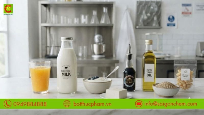 Ứng dụng chất ph&aacute; bọt theo từng ng&agrave;nh thực phẩm