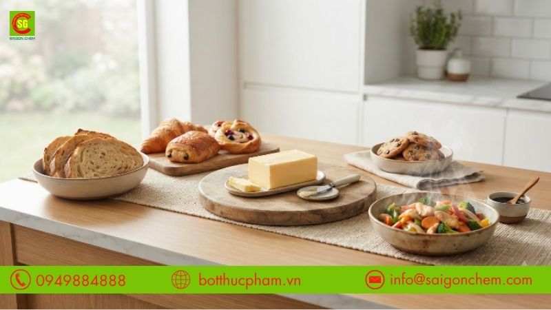 Ứng dụng bơ thực vật trong c&ocirc;ng nghiệp thực phẩm