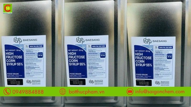 Bột Thực Phẩm chuy&ecirc;n cung cấp đường nước HFCS ch&iacute;nh h&atilde;ng