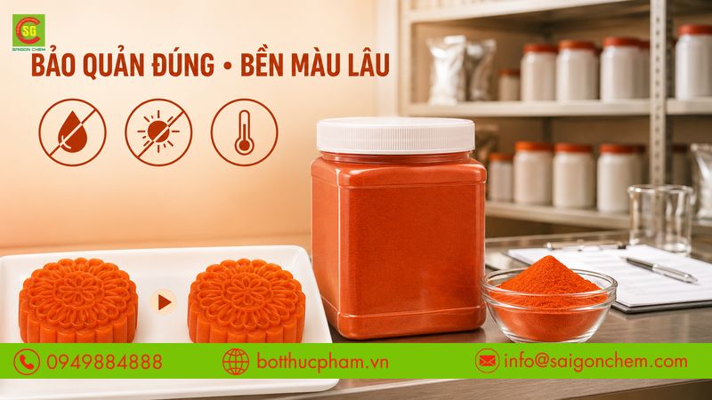 Bảo quản đ&uacute;ng c&aacute;ch gi&uacute;p duy tr&igrave; chất lượng v&agrave; độ bền m&agrave;u. 