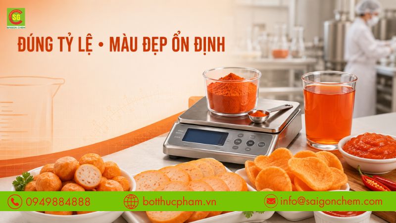 Sử dụng đ&uacute;ng tỷ lệ để m&agrave;u l&ecirc;n đẹp v&agrave; ổn định. 