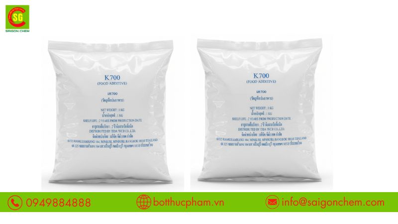 Phosphate K700 gi&uacute;p tăng độ gi&ograve;n dai, giữ nước tốt