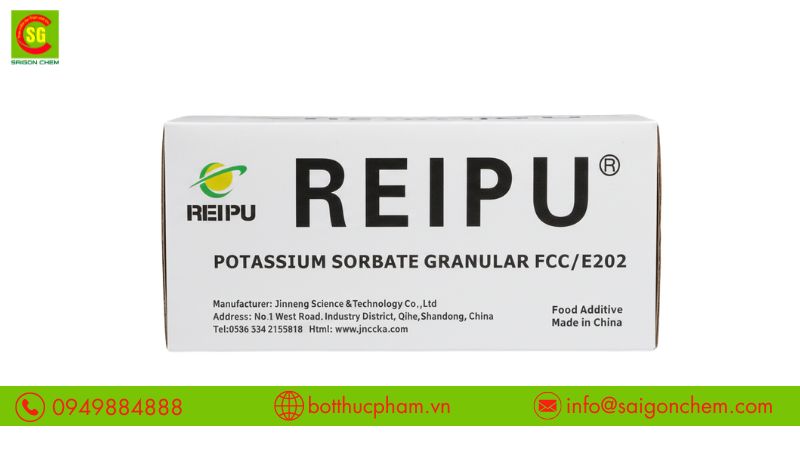 Potassium sorbate ức chế nấm mốc, k&eacute;o d&agrave;i bảo quản