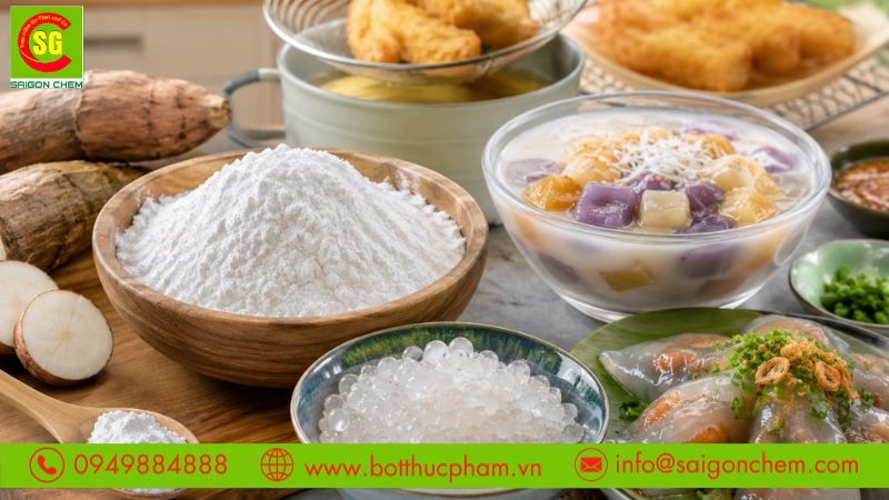 c&ocirc;ng dụng của tinh bột khoai m&igrave;