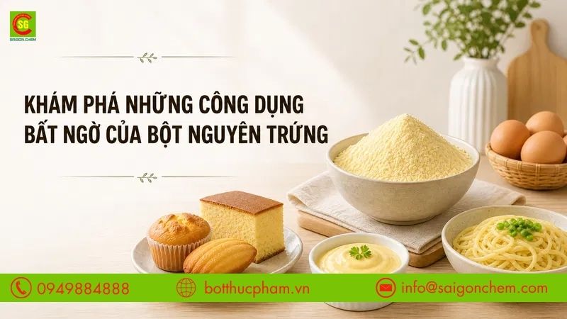Khám Phá Những Công Dụng Bất Ngờ Của Bột Nguyên Trứng