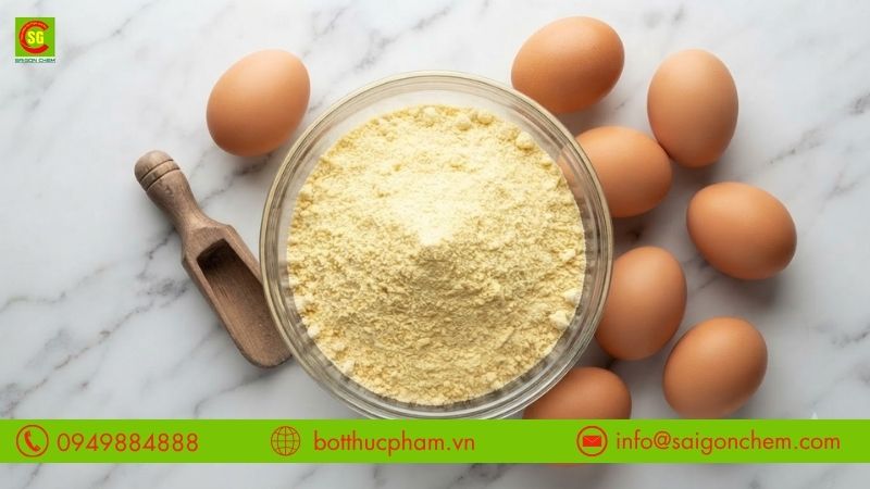 Gi&aacute; trị dinh dưỡng của bột nguy&ecirc;n trứng