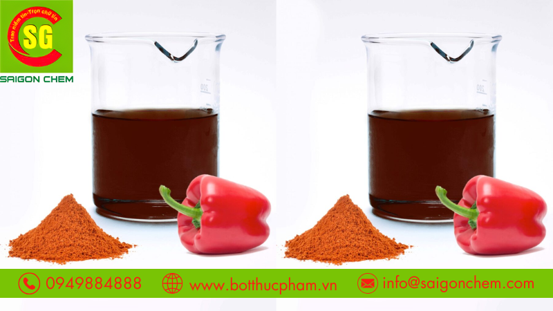 QUY TRÌNH SẢN XUẤT MÀU ĐỎ ỚT PAPRIKA TRONG CÔNG NGHIỆP
