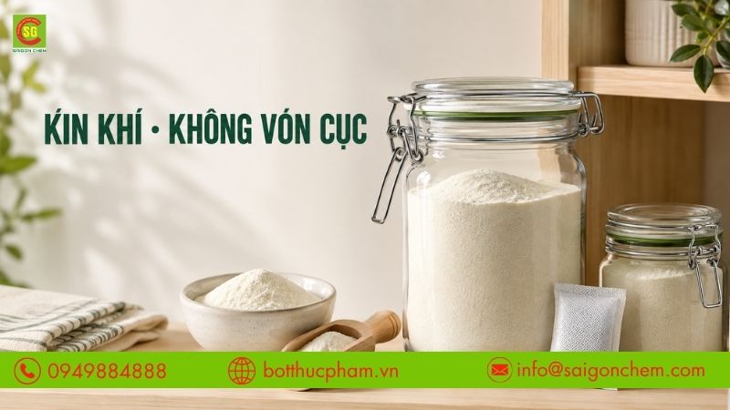 Bảo quản nơi kh&ocirc; r&aacute;o, k&iacute;n kh&iacute; gi&uacute;p hạn chế h&uacute;t ẩm v&agrave; v&oacute;n cục.