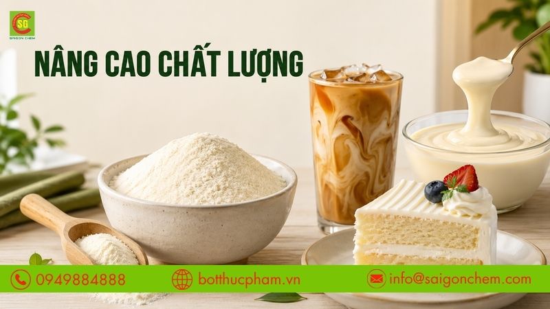 Bột b&eacute;o gi&uacute;p tăng hương vị, cải thiện kết cấu v&agrave; n&acirc;ng cao chất lượng th&agrave;nh phẩm