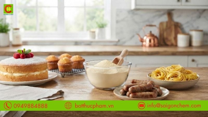 D&ugrave;ng bột nguy&ecirc;n trứng để n&acirc;ng cao chất lượng bữa ăn