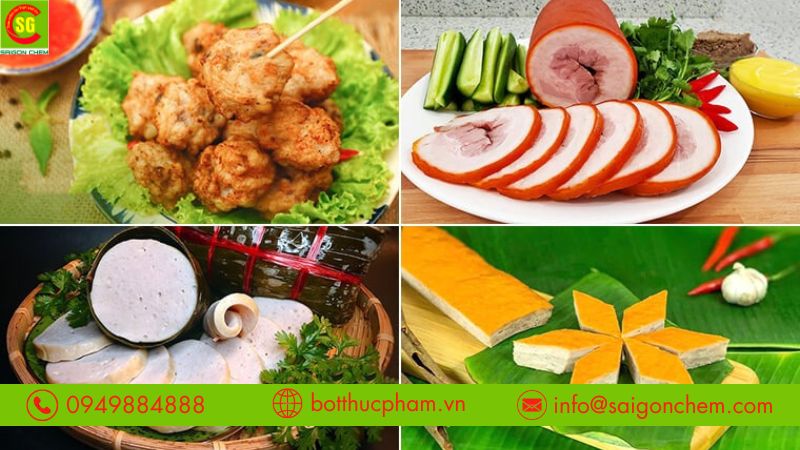TỔNG HỢP NHỮNG CHẤT ỔN ĐỊNH GIÒ CHẢ ĐƯỢC SỬ DỤNG PHỔ BIẾN HIỆN NAY