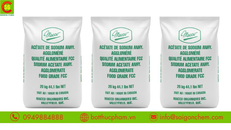 Giới thiệu chất bảo quản Sodium Acetate