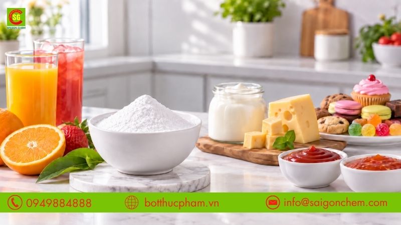 Potassium sorbate l&agrave; g&igrave; v&agrave; ứng dụng trong thực phẩm như thế n&agrave;o