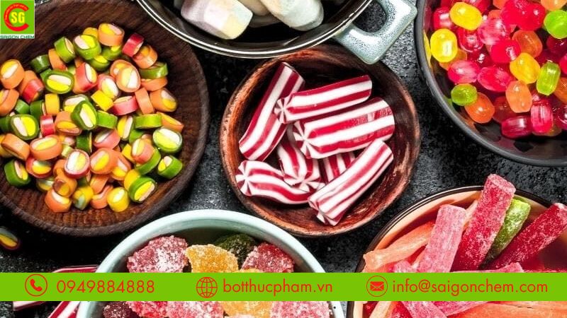 Ứng dụng đường Isomalt trong sản xuất kẹo