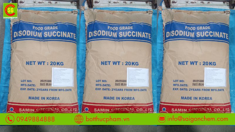 Ứng dụng của Disodium Succinate trong thực phẩm