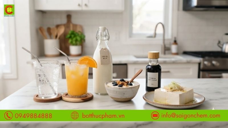 Ứng dụng của chất ph&aacute; bọt T&acirc;y Ban Nha trong ng&agrave;nh thực phẩm