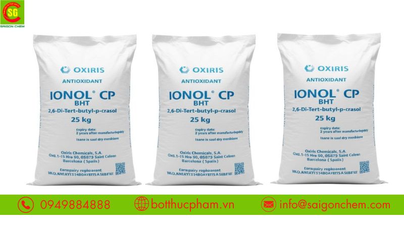 Chất chống oxy hóa dầu BHT xuất xứ Đức