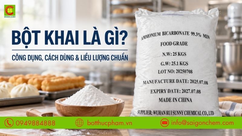 Bột Khai Là Gì? Công Dụng, Cách Dùng & Liều Lượng Chuẩn