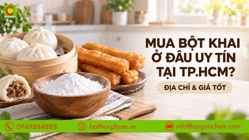 Mua Bột Khai Ở Đâu Uy Tín Tại TP.HCM? Địa Chỉ & Giá Tốt