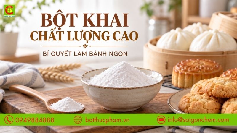 Bột Khai Chất Lượng Cao: Bí Quyết Làm Bánh Ngon