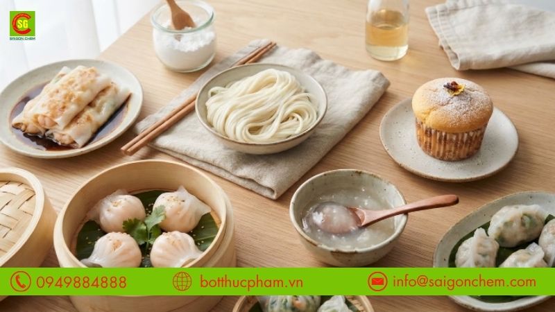 Ứng dụng của bột Wheat Starch