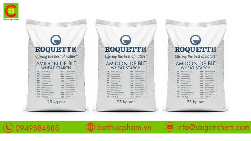 Wheat starch được sử dụng như chất tạo kết cấu