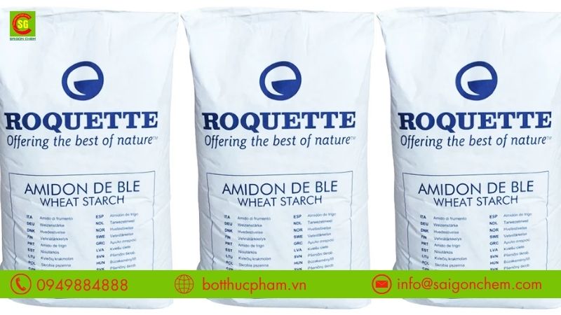 Bột Wheat Starch được sử dụng phổ biến trong sản xuất