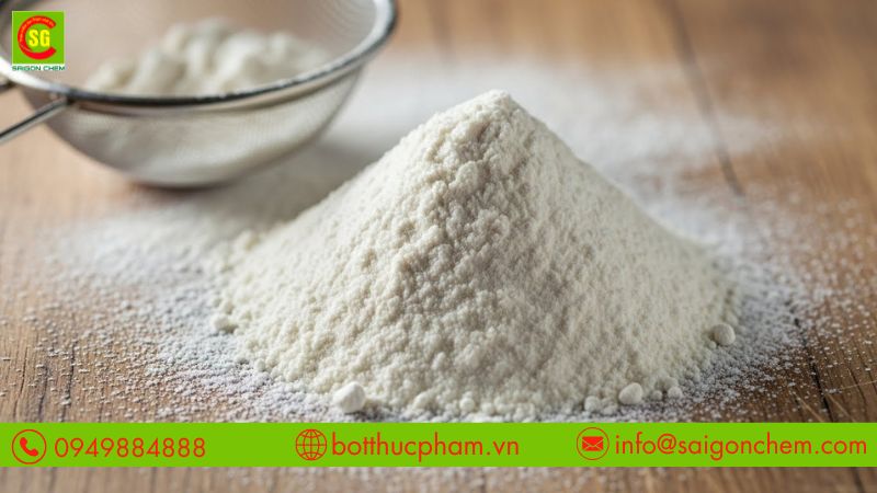 wheat starch tăng độ dai, giữ kết cấu đồng nhất cho b&aacute;nh, m&igrave;