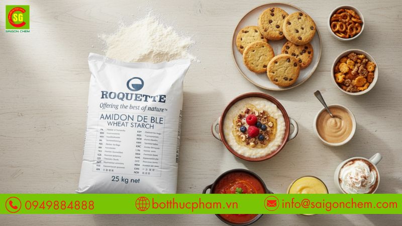 ỨNG DỤNG CỦA WHEAT STARCH LÀ GÌ VÀ LỢI ÍCH RA SAO?