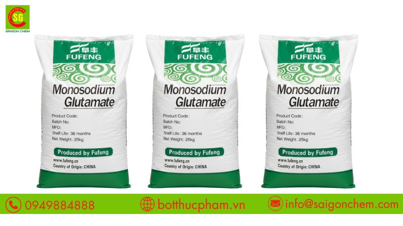 C&ocirc;ng thức h&oacute;a học của Monosodium Glutamate
