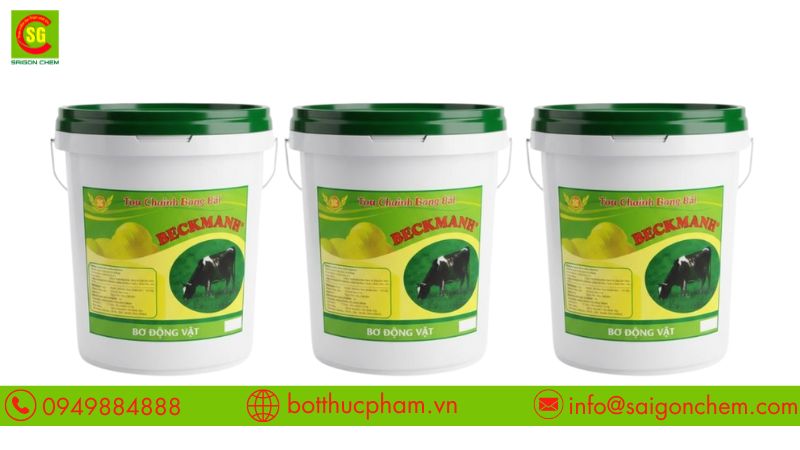 Bơ động vật cho bánh kẹo có hương thơm sữa tự nhiên