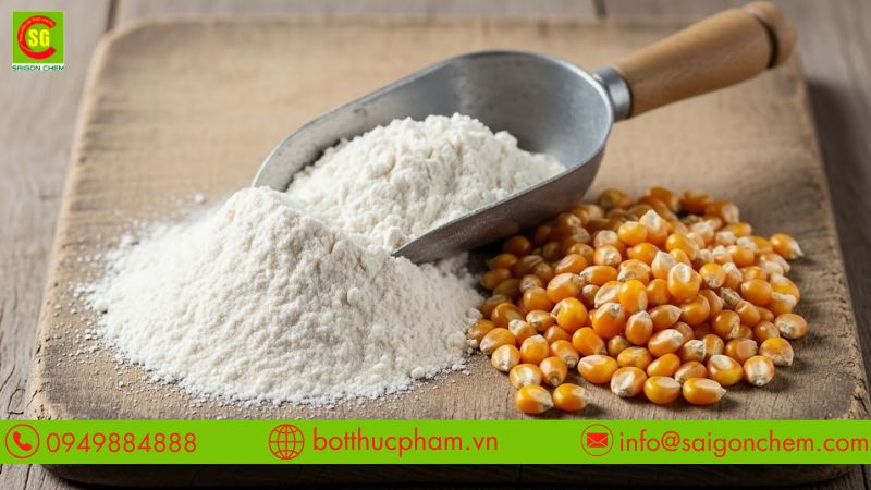 CÔNG DỤNG TINH BỘT BẮP TRONG SẢN XUẤT THỰC PHẨM HIỆN NAY