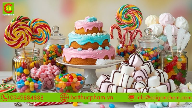 Mì biến tính dùng trong bánh kẹo