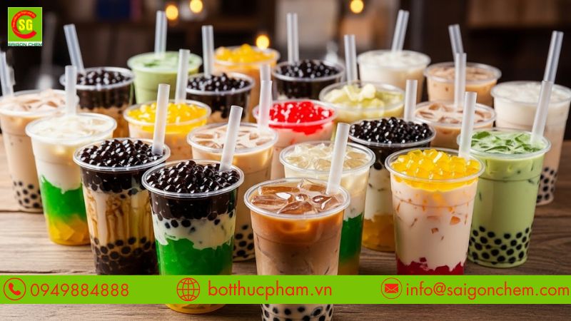 Ứng dụng bột kem béo thực vật trong trà sữa