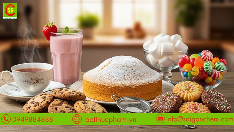 Sorbitol giúp nâng tầm hương vị cho các món tráng miệng