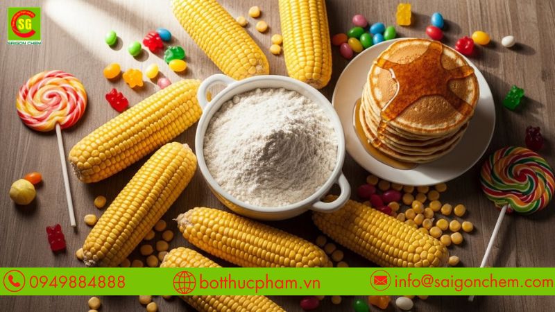 Quy tr&igrave;nh sử dụng tinh bột bắp trong l&agrave;m b&aacute;nh kẹo