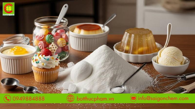 Ứng dụng sodium cyclamate trong thực phẩm