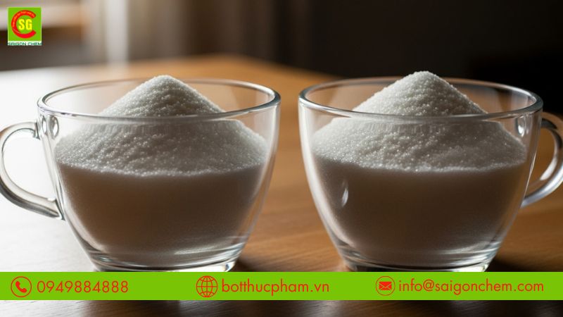 Lựa chọn đường lactose theo loại mesh ph&ugrave; hợp với ứng dụng