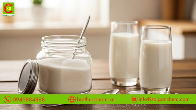 ĐƯỜNG LACTOSE TRONG SỮA CÓ THỰC SỰ GÂY HẠI KHÔNG?