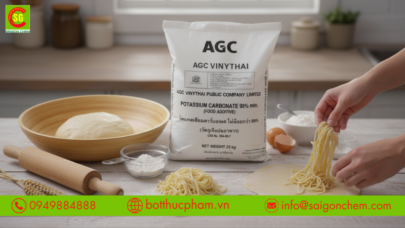 Xu hướng dùng kali cacbonate thay thế nước tro tàu