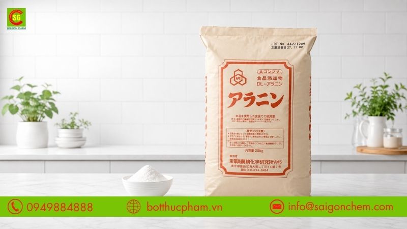 Phụ gia thực phẩm DL-Alanine c&oacute; nguồn gốc tự nhi&ecirc;n