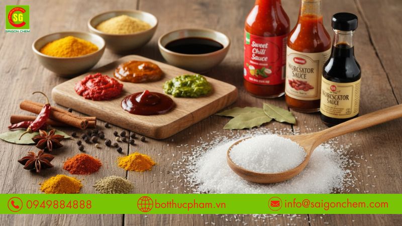 Chất điều vị gi&uacute;p giảm muối m&agrave; vẫn giữ trọn vị ngon