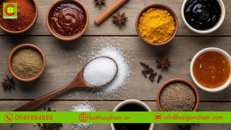  I+G được sử dụng phổ biến trong nước d&ugrave;ng v&agrave; gia vị