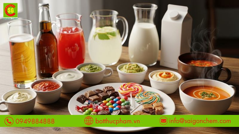 Công dụng glycine duy trì kết cấu mềm mượt và hương thơm ổn định