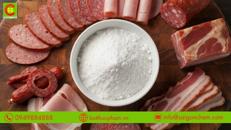 Phụ gia thiết yếu giúp kéo dài tuổi thọ sản phẩm thịt chế biến