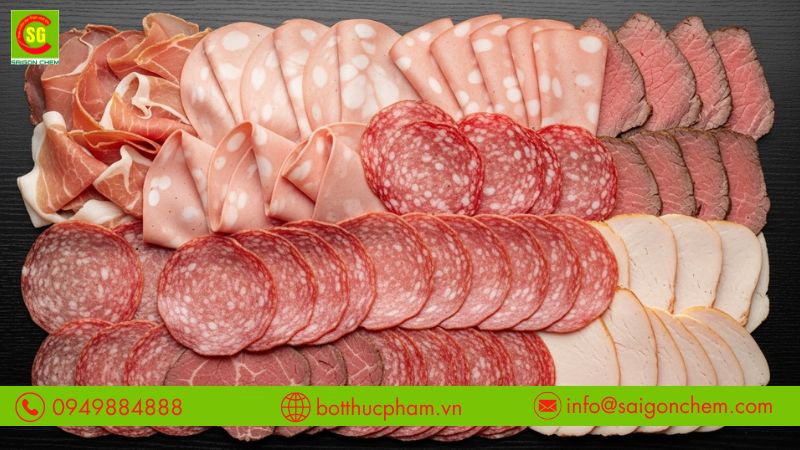 Sodium Nitrite trong sản xuất thịt nguội l&agrave;m giảm nguy cơ nhiễm khuẩn