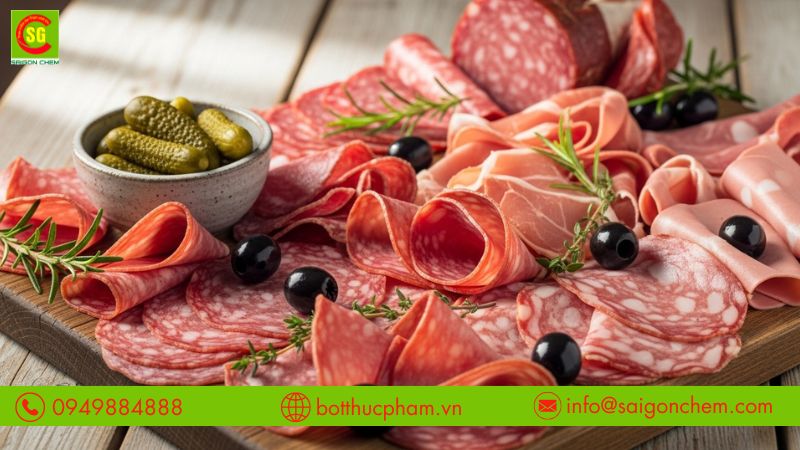 Hợp phần tạo m&agrave;u hồng v&agrave; ph&aacute;t triển hương vị thịt muối