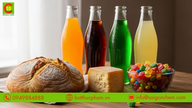 Ứng dụng nổi bật của acid sorbic chống mốc