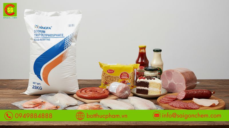 Công dụng STPP giúp giữ nước và ổn định cấu trúc